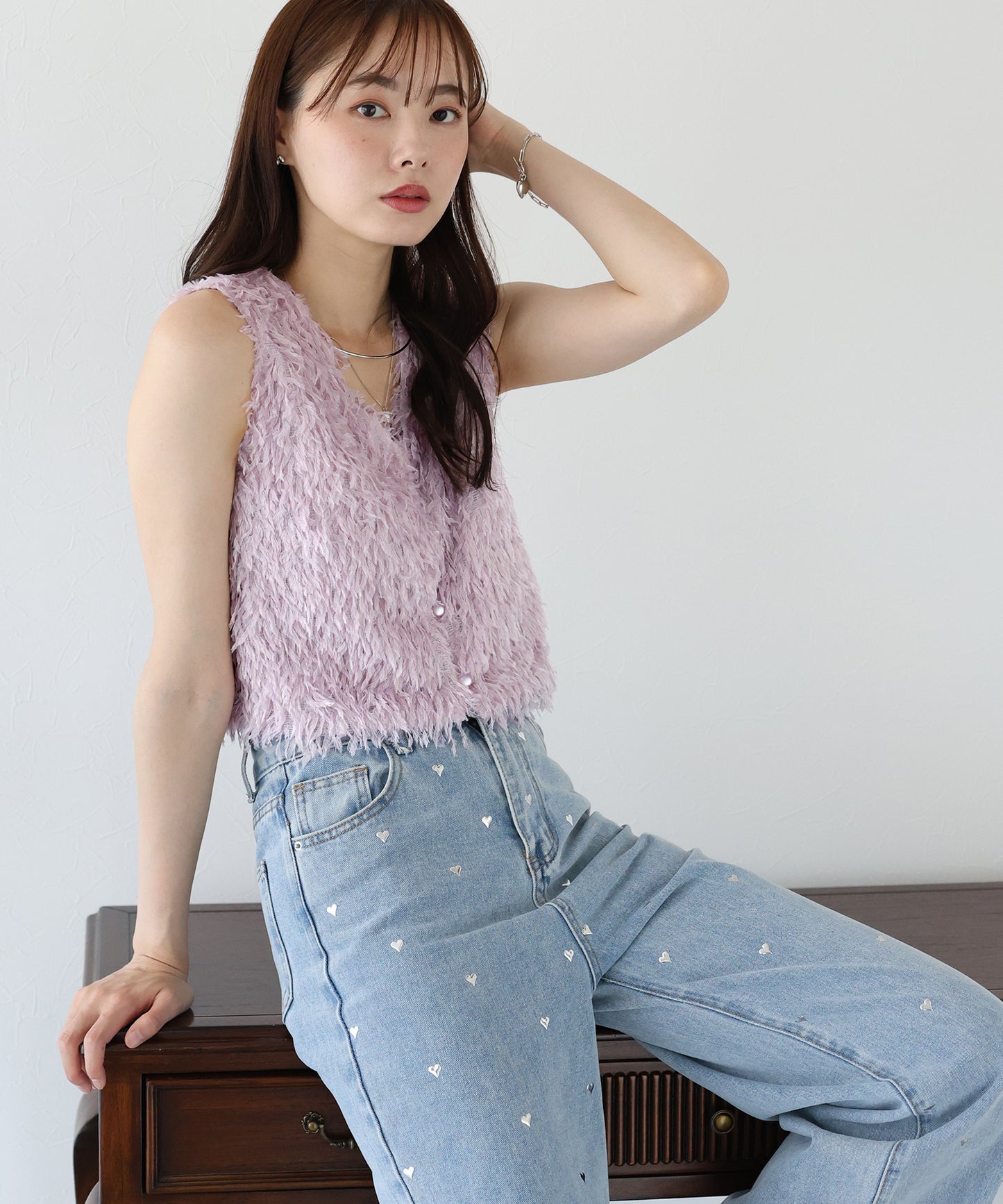 フェザーフリンジベスト