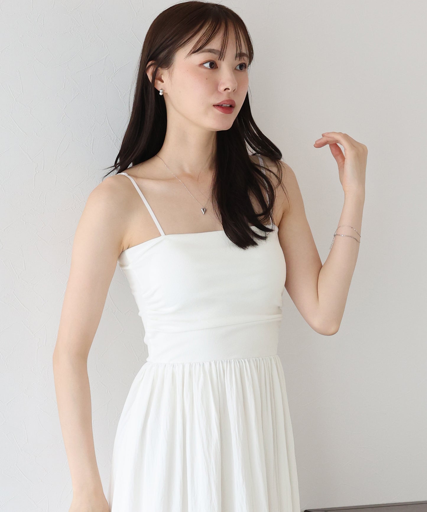 【TIME SALE】カップ付きキャミワンピース
