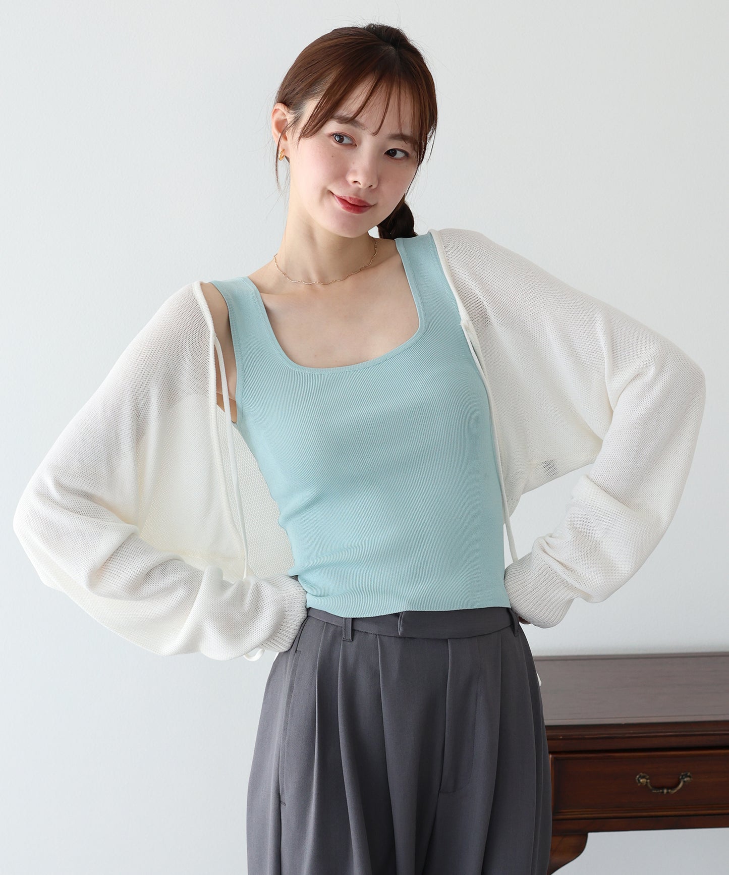 【早割5％OFF】スクエアタンクトップ【メール便】