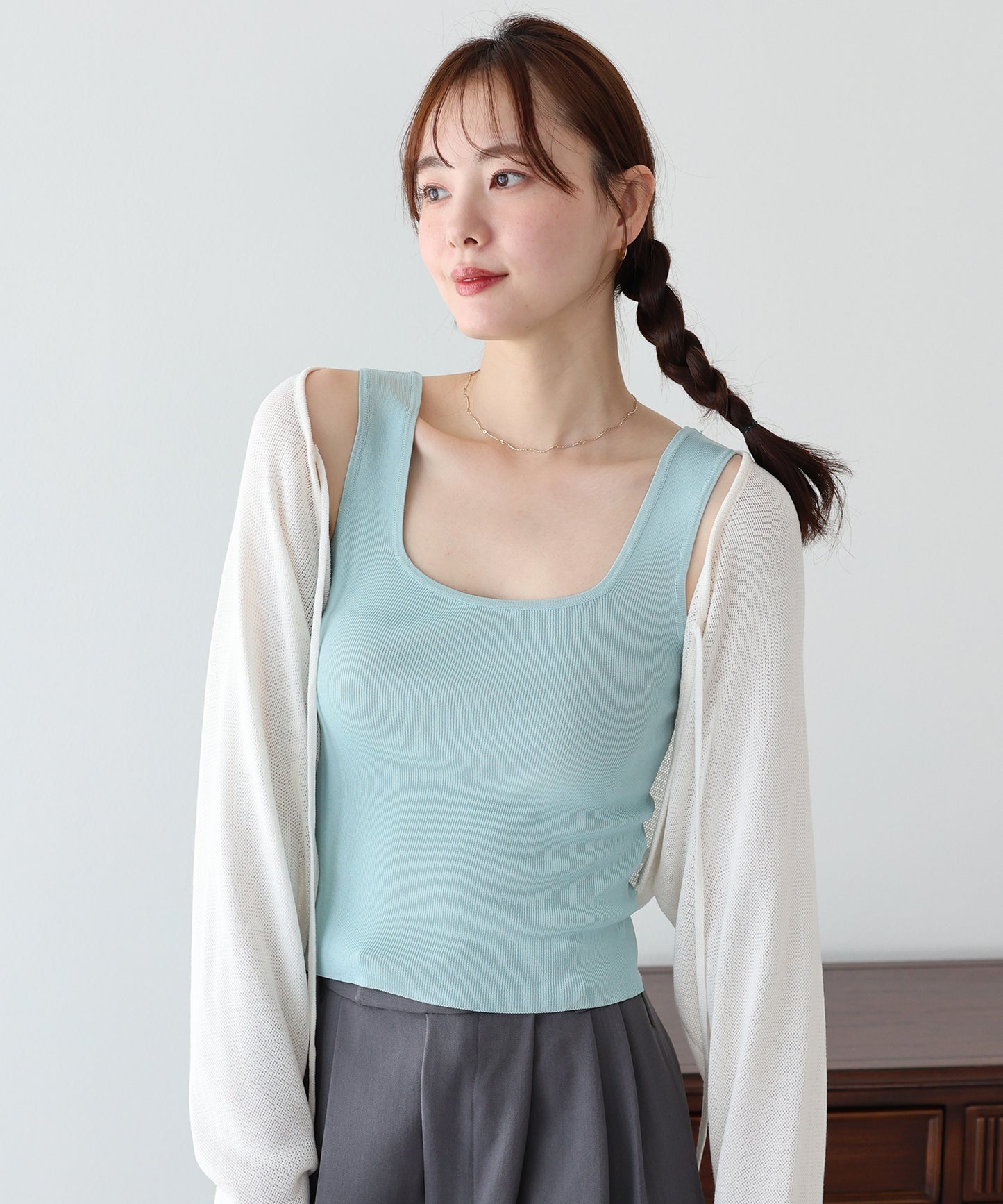 【早割5％OFF】スクエアタンクトップ【メール便】
