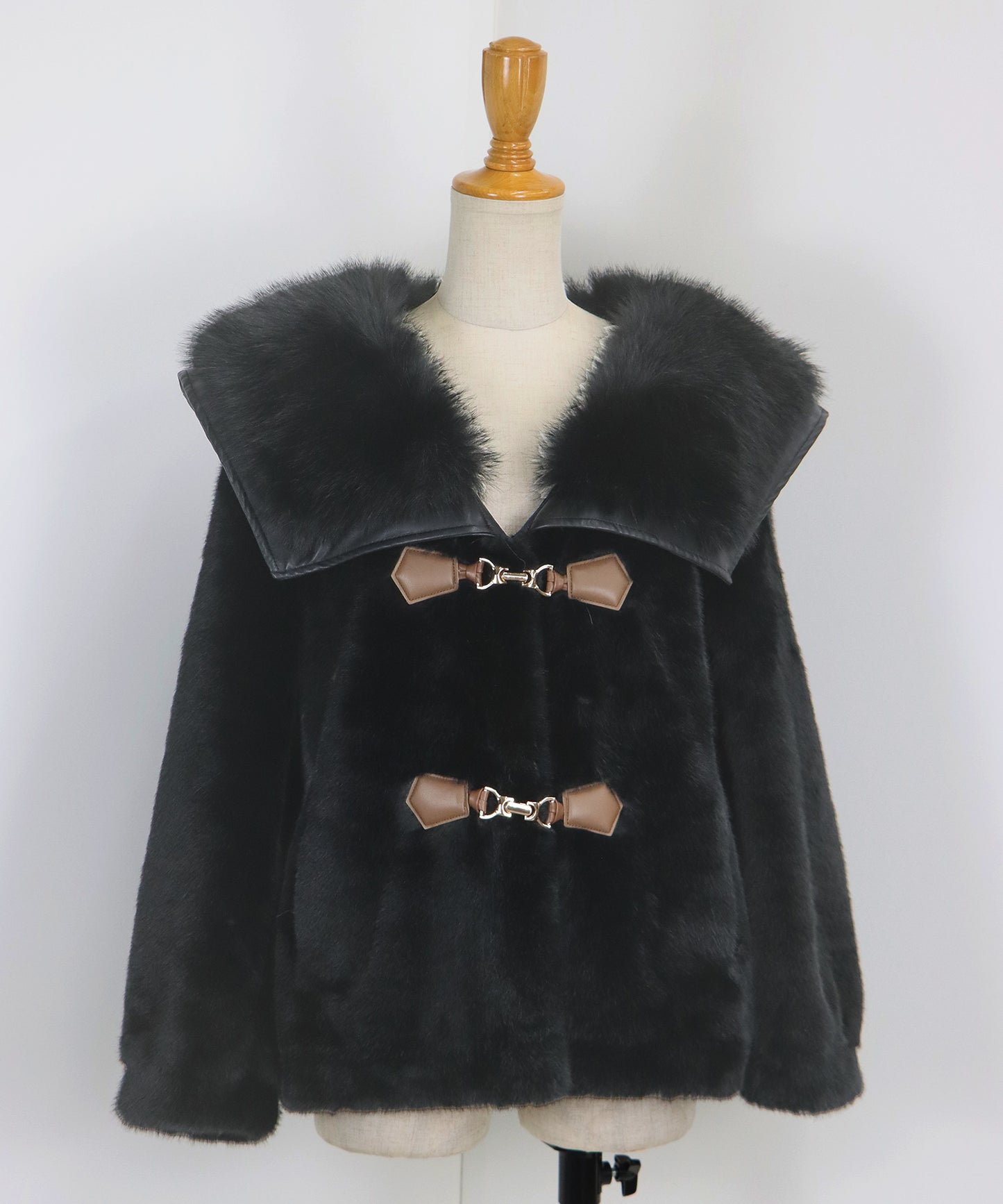 ビッグカラーファーコート