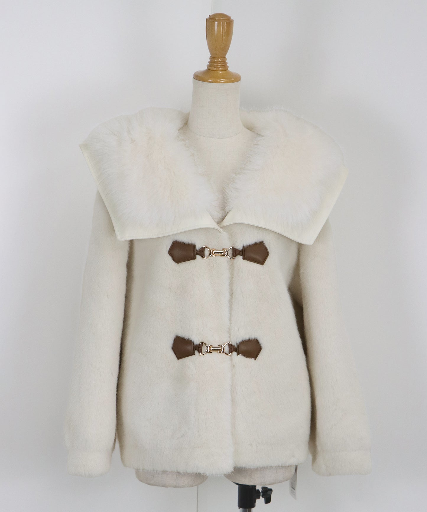 ビッグカラーファーコート