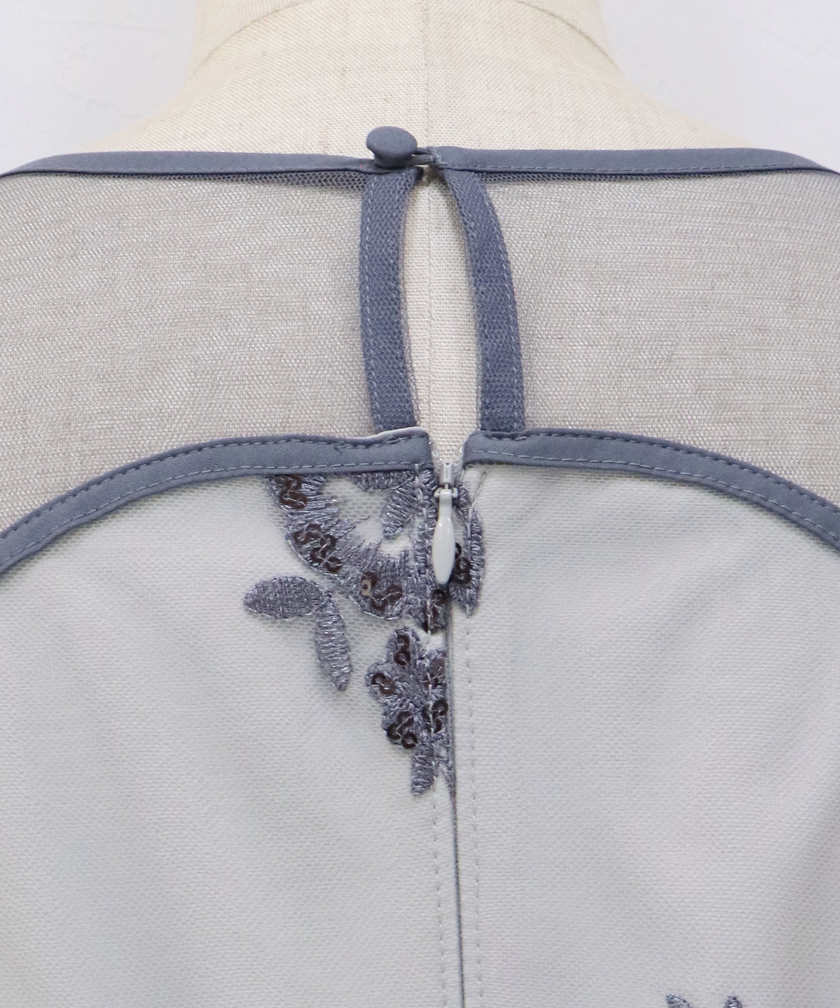 【早割5％OFF】スパンコール刺繍シアードレス