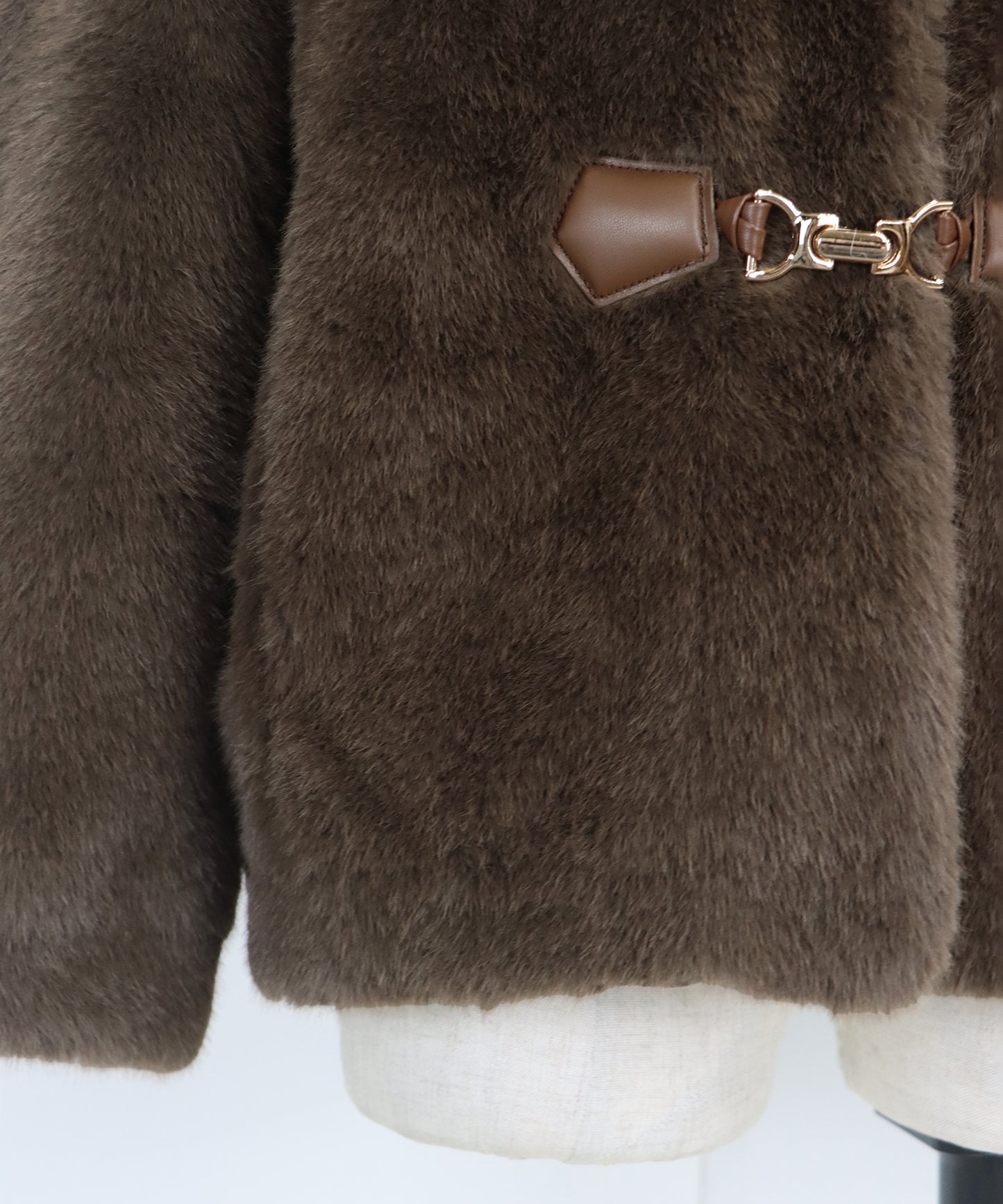 ビッグカラーファーコート