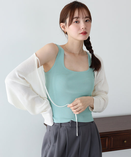 【早割5％OFF】スクエアタンクトップ【メール便】