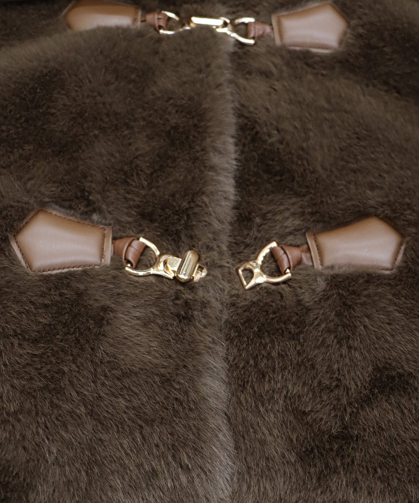 ビッグカラーファーコート