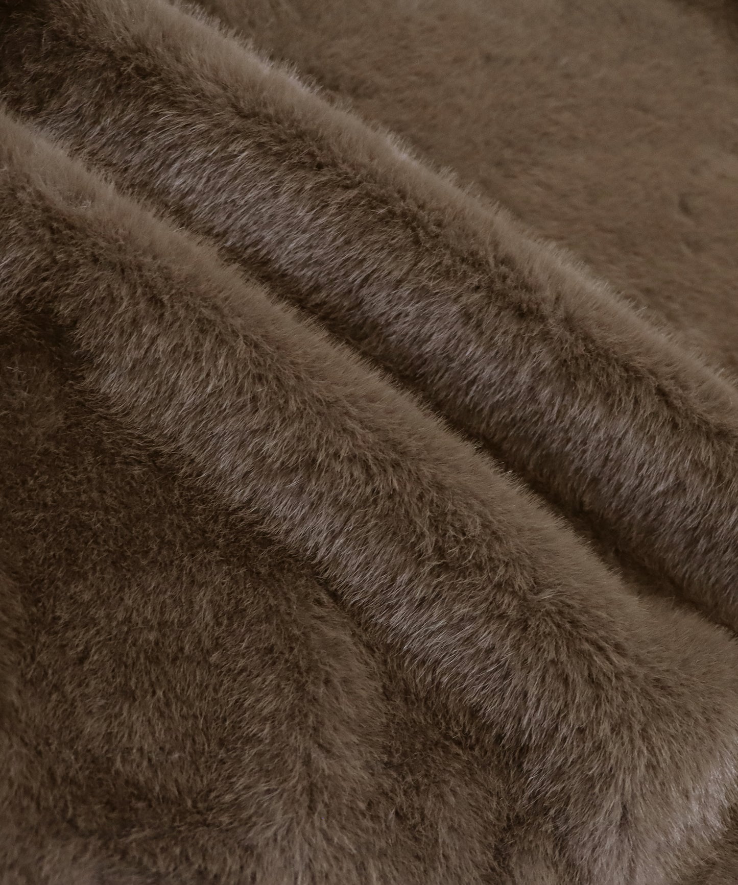 ビッグカラーファーコート