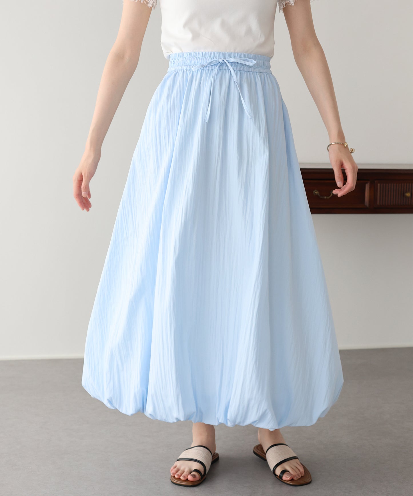 【早割5％OFF】バルーンロングスカート