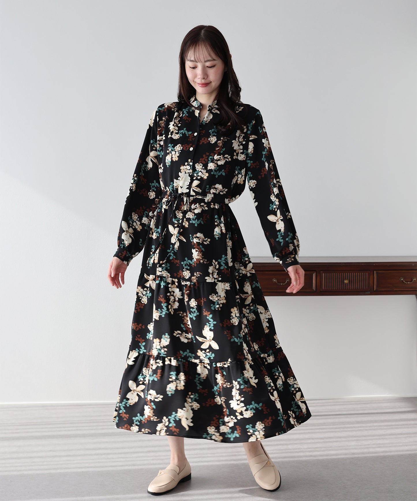 ティアードワンピース