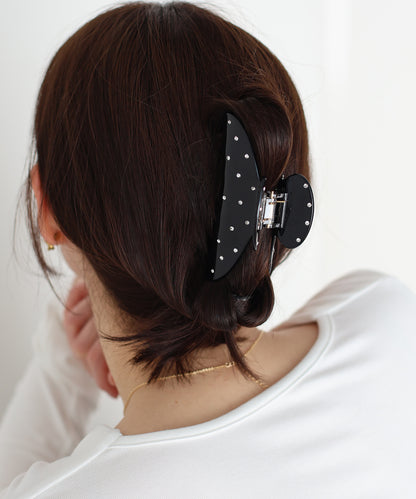 ビジュ付バンスヘアクリップ