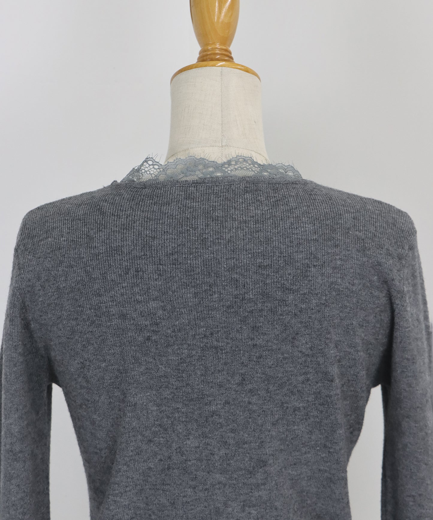 レースドッキングニット