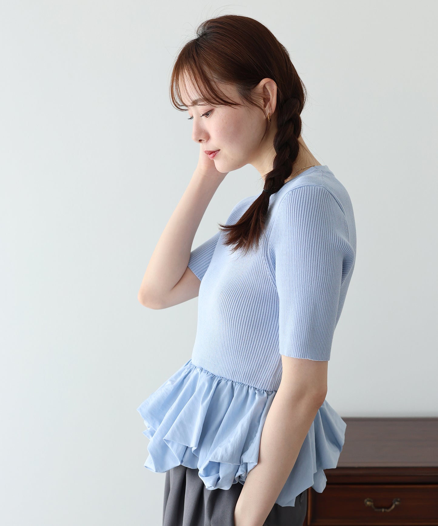 【早割5％OFF】バルーンドッキングニット
