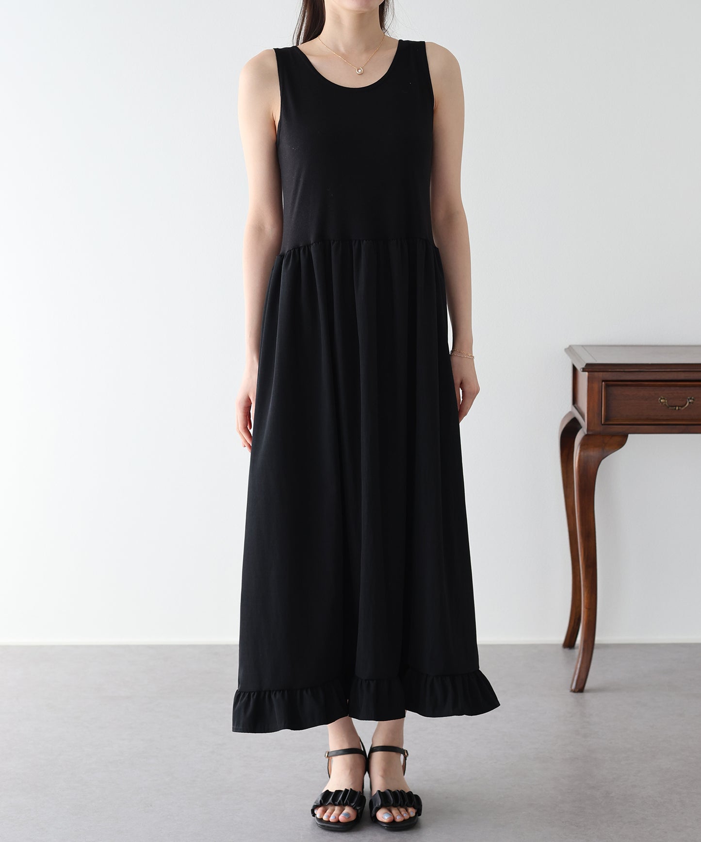 【早割5％OFF】レイヤードドッキングワンピース