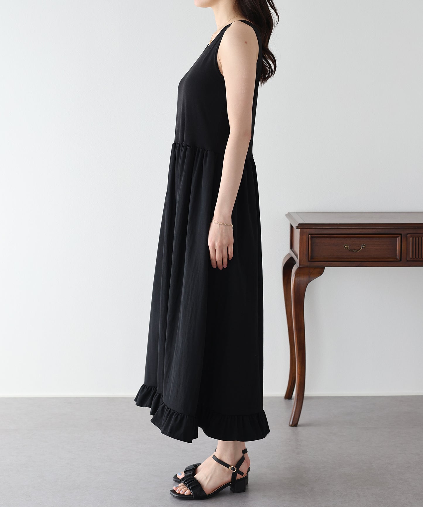 【早割5％OFF】レイヤードドッキングワンピース