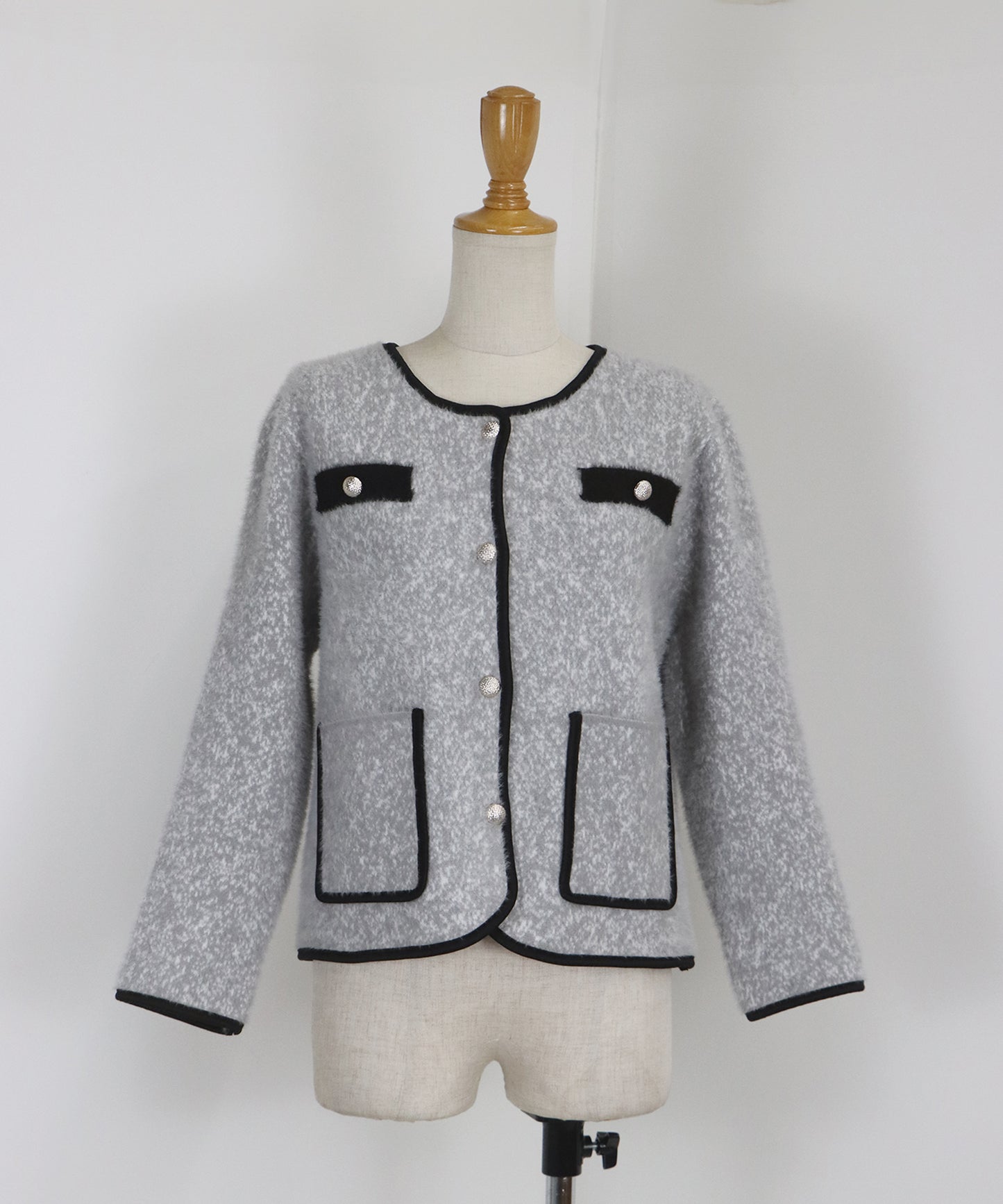 【SALE】ツイード風シャギージャケット