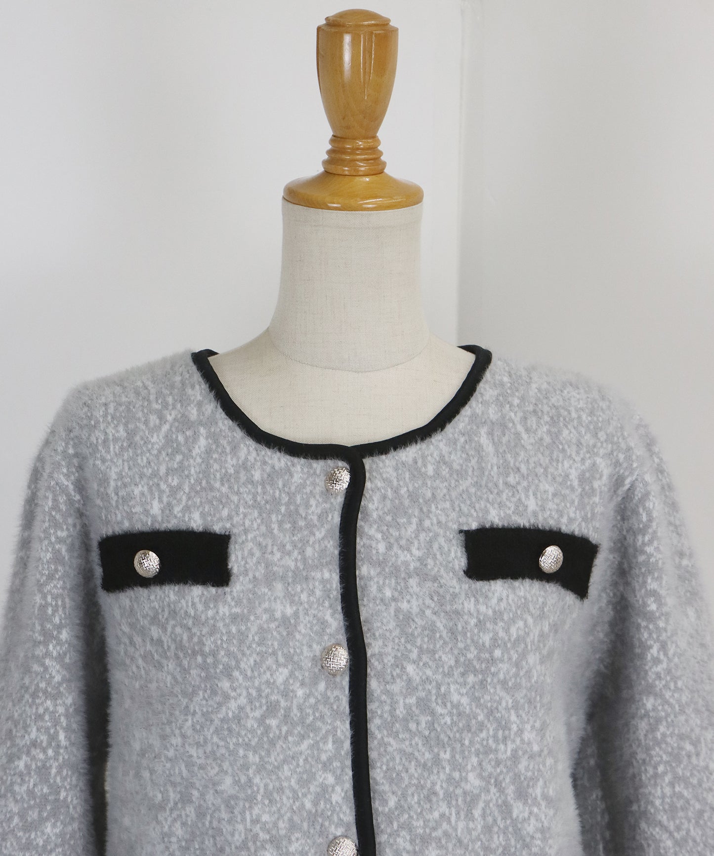 【SALE】ツイード風シャギージャケット