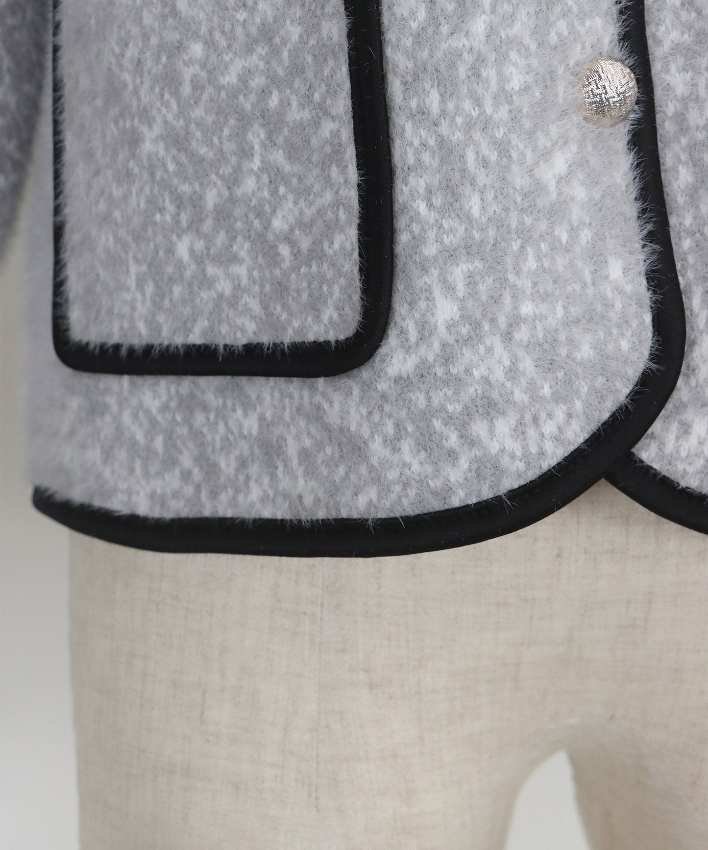 【SALE】ツイード風シャギージャケット