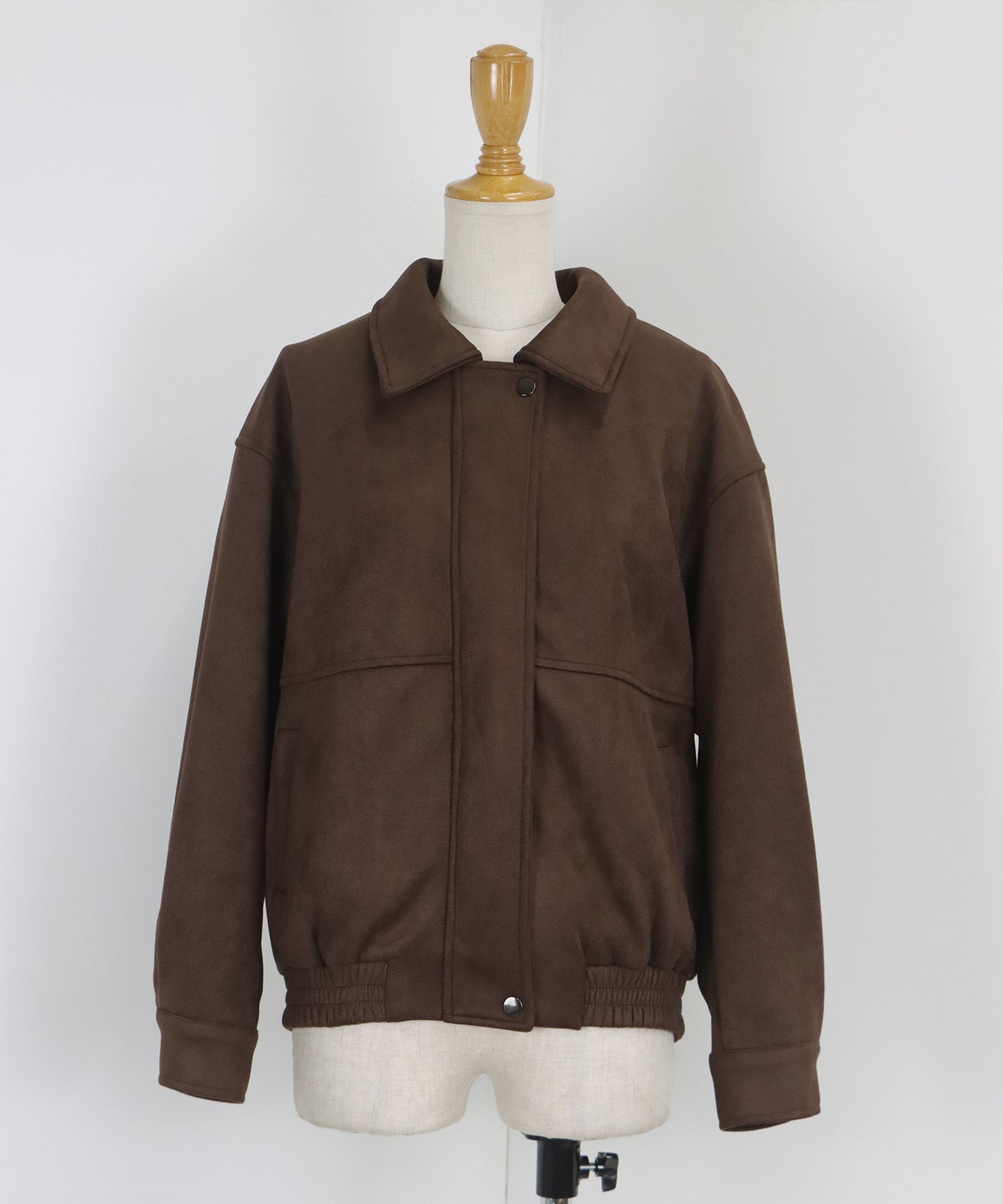 スウェードZIPブルゾン