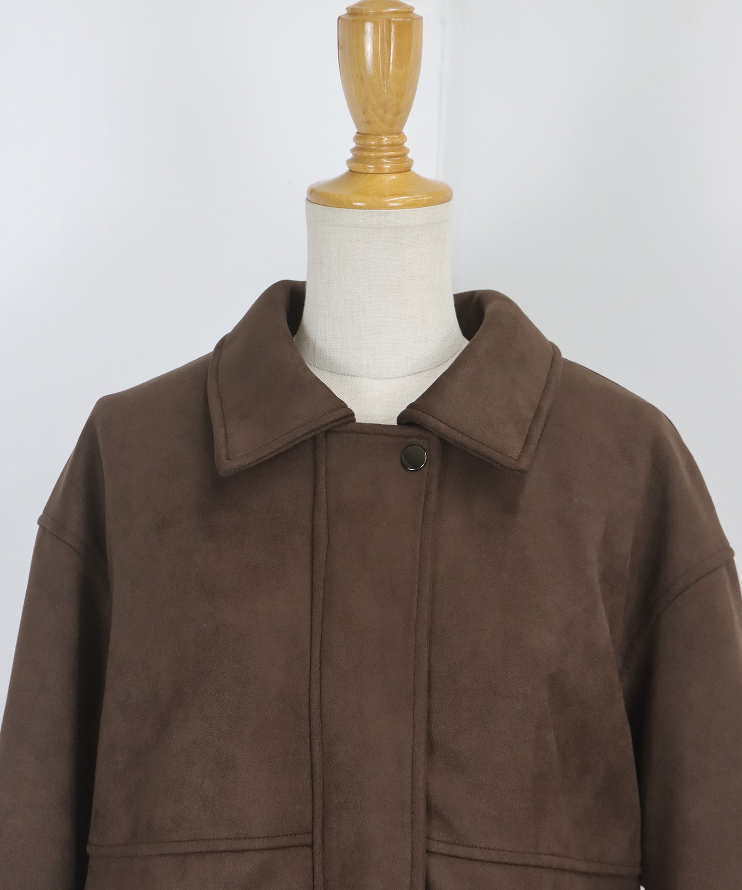 スウェードZIPブルゾン