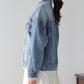 レースドッキングデニムジャケット
