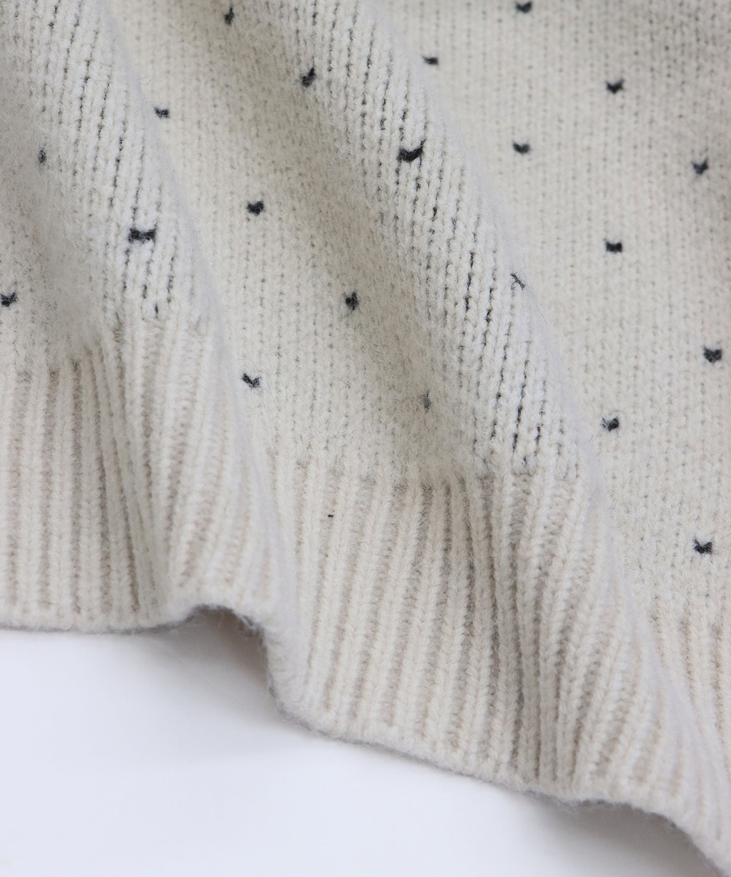 ハートニットジャガードカーディガン