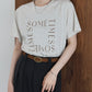 ロゴレタリングTシャツ【メール便】