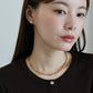 【早割5％OFF】ボールステーションネックレス / ニッケルフリー【メール便】