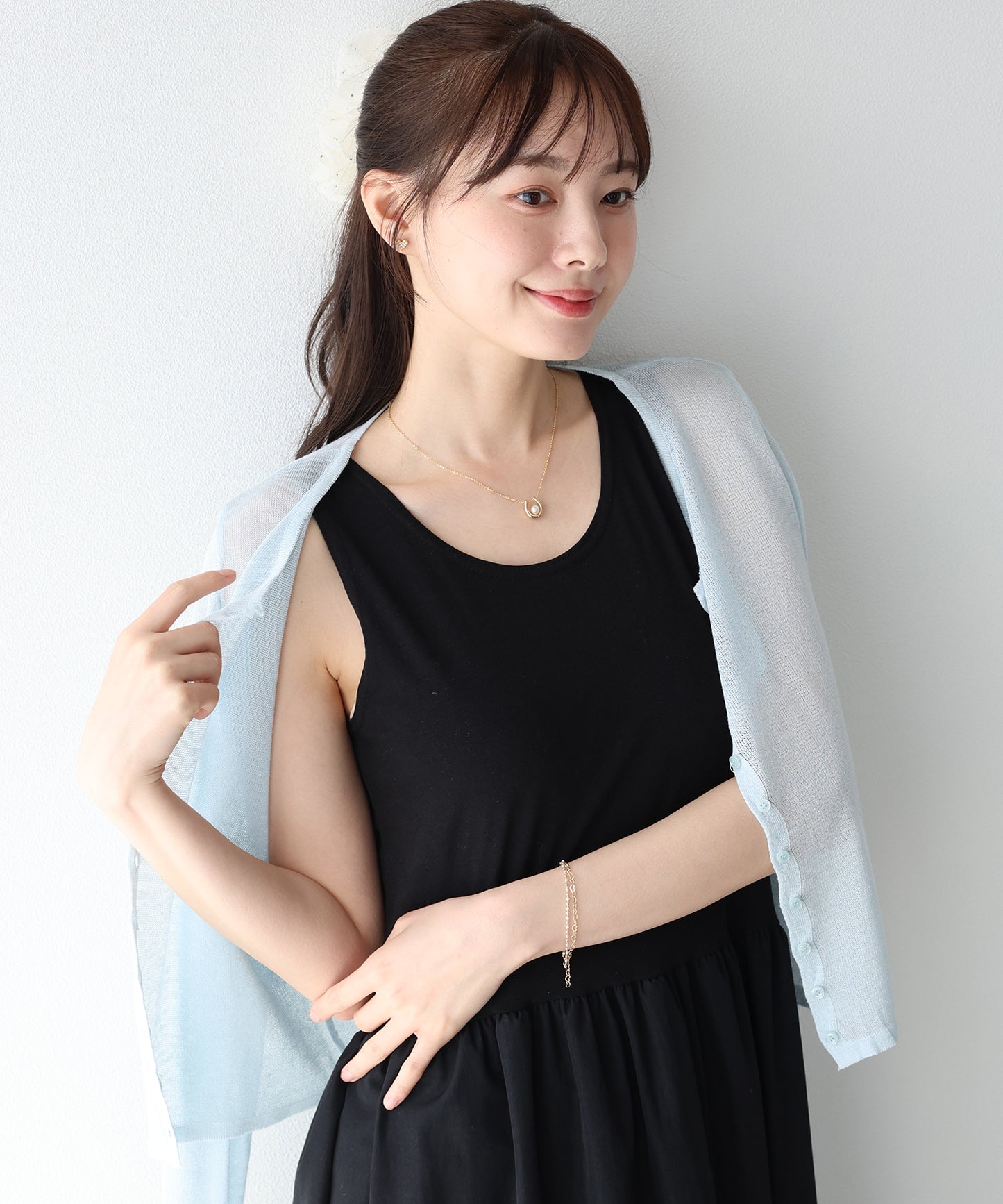 【早割5％OFF】レイヤードドッキングワンピース