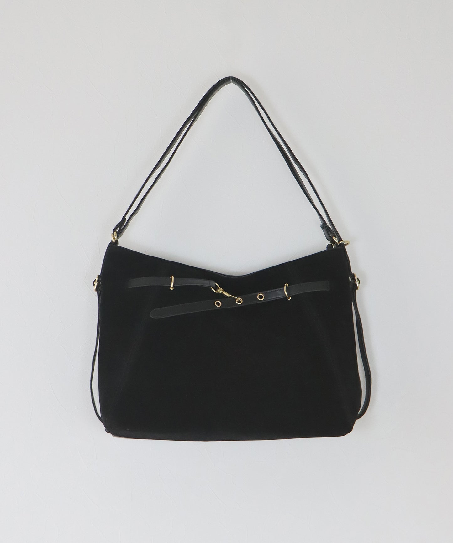 【早割5％OFF】3wayスウェードフロントベルトバッグ