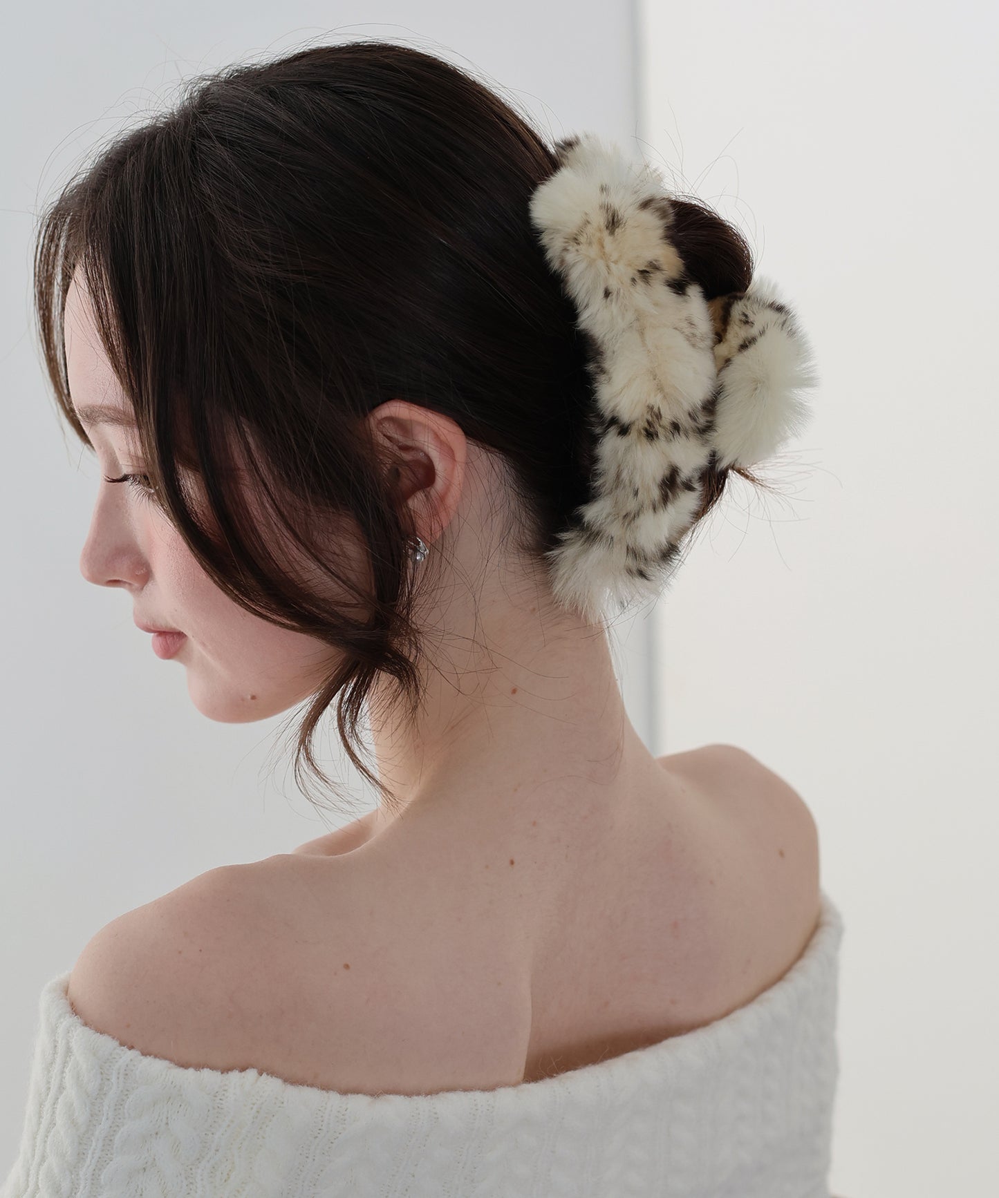 【早割5％OFF】ボリュームファーバンスクリップ