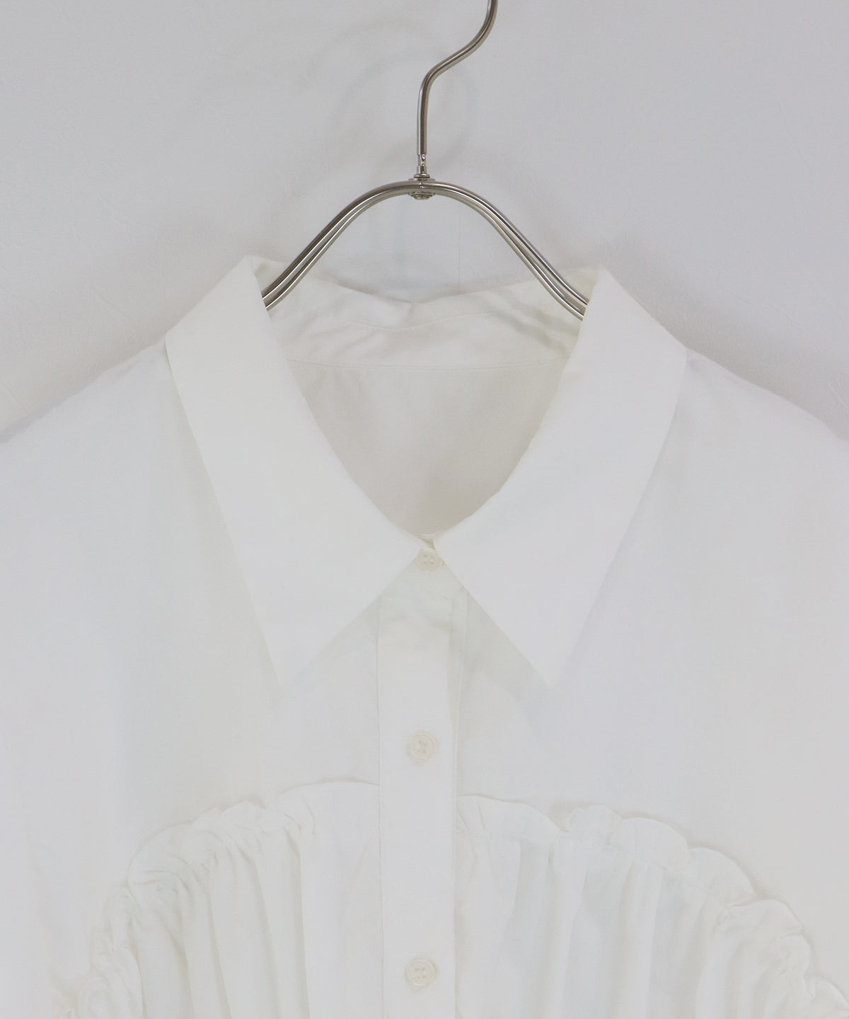 ペプラムシャーリングシャツ