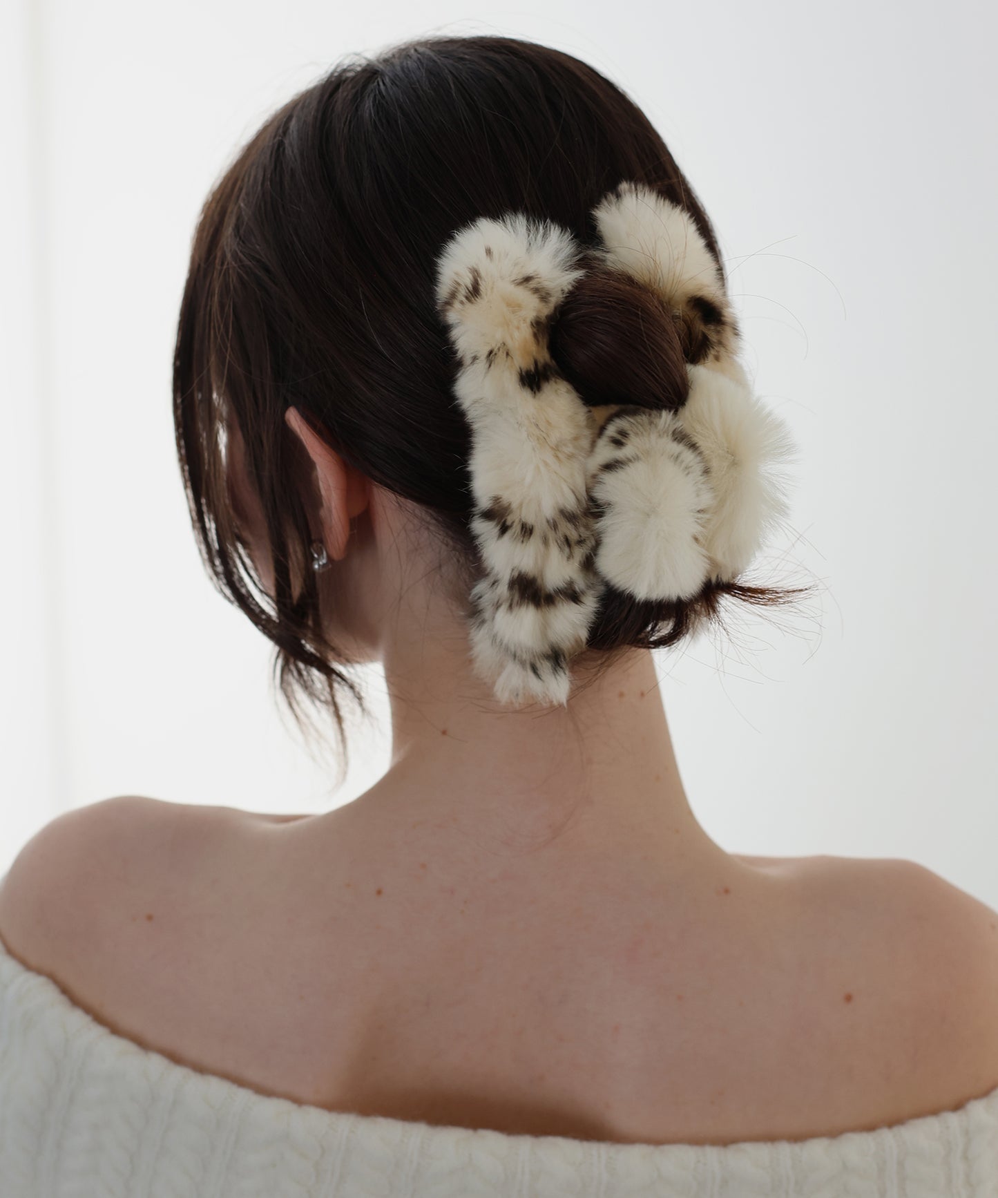 【早割5％OFF】ボリュームファーバンスクリップ