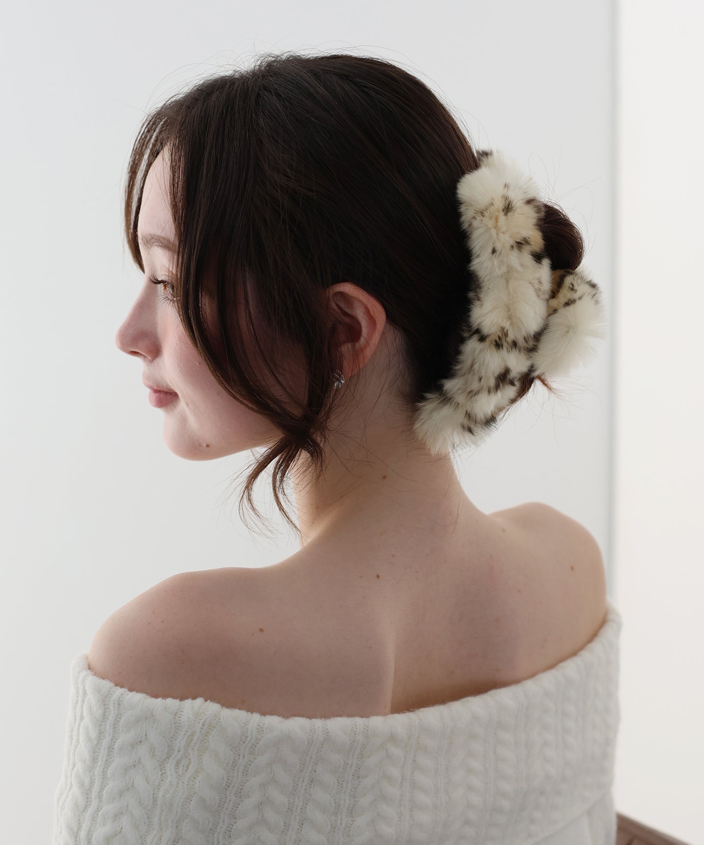 【早割5％OFF】ボリュームファーバンスクリップ