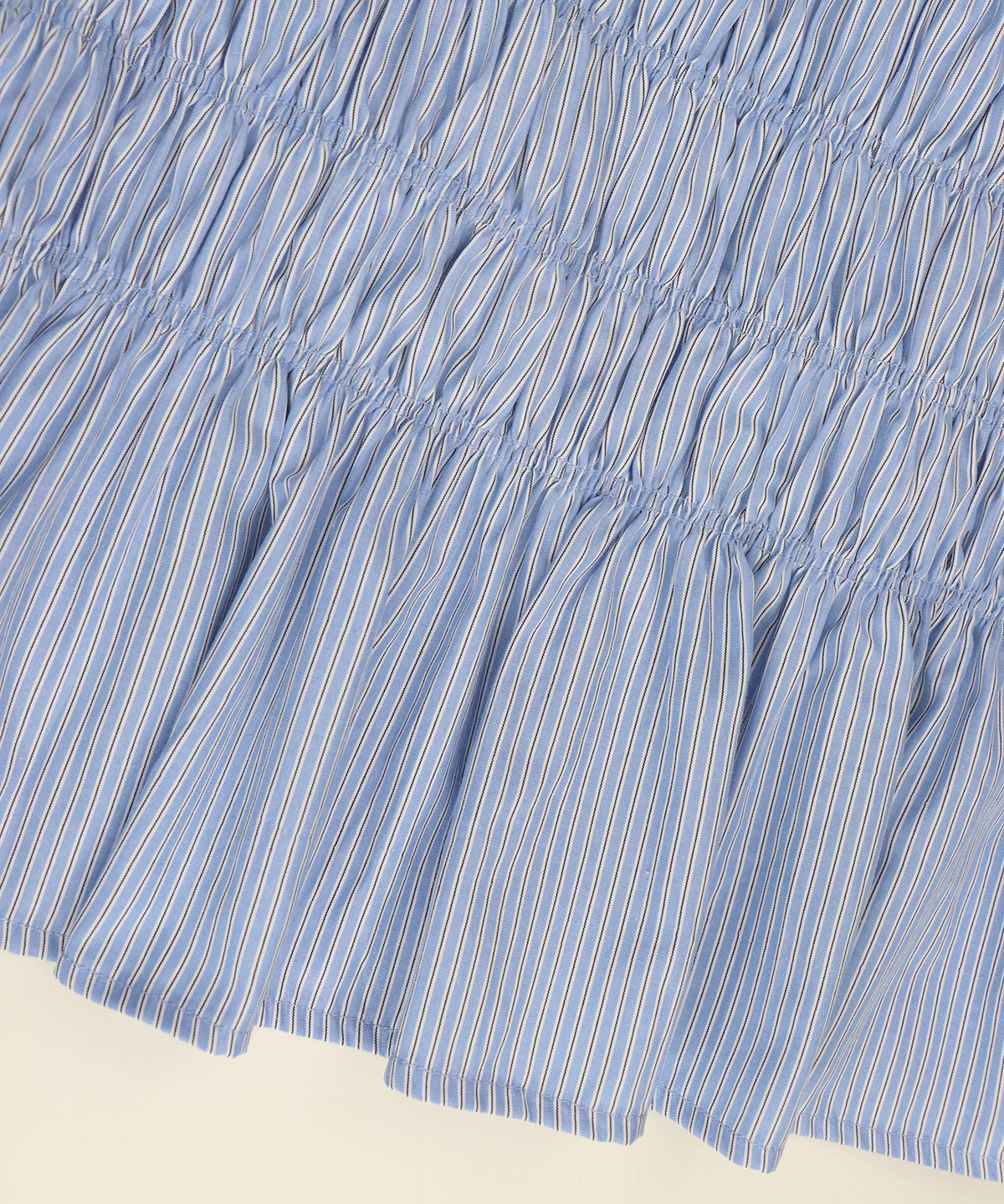 ペプラムシャーリングシャツ