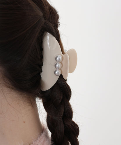 【早割5％OFF】トリプルパールバンスクリップ