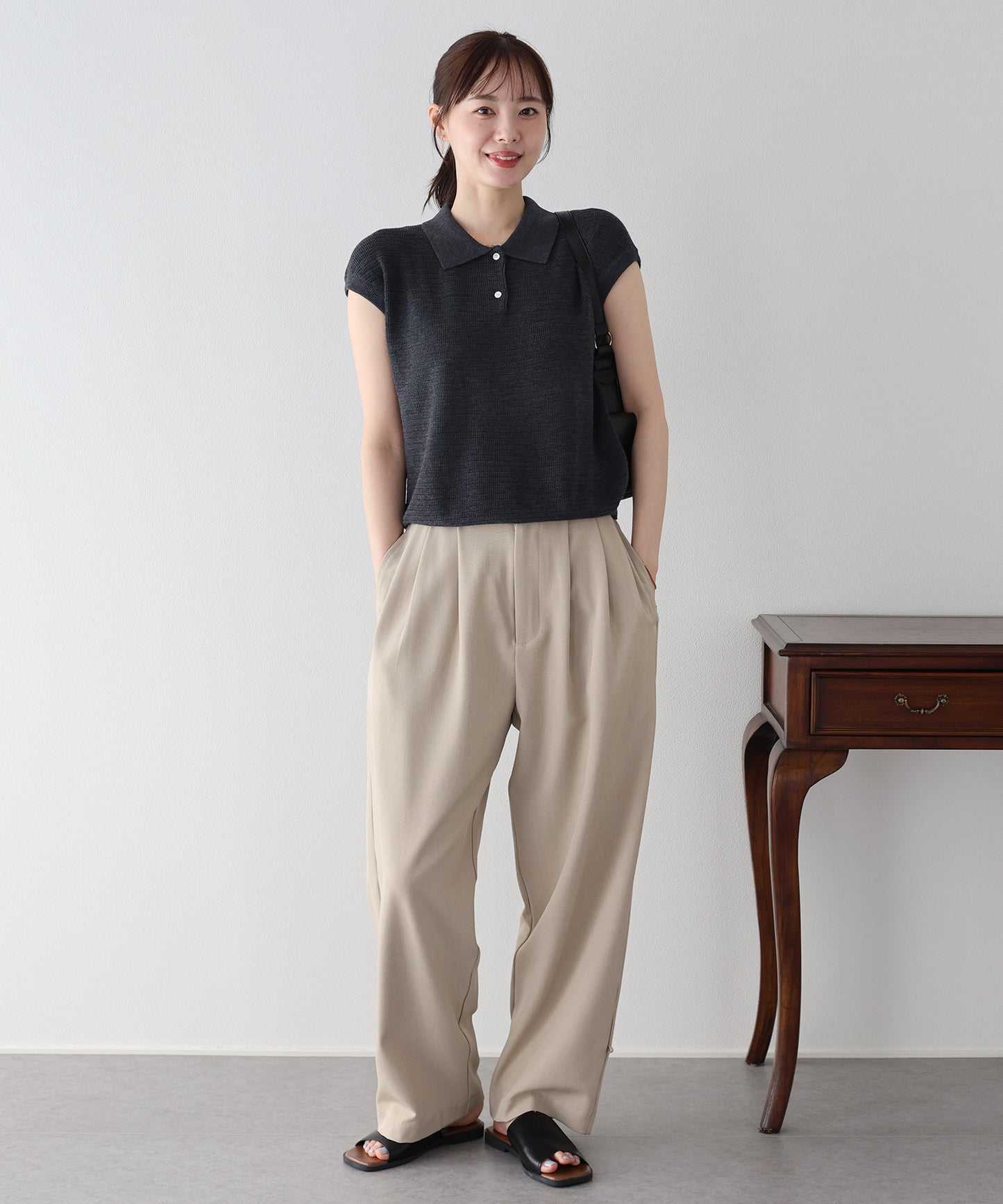 【早割5％OFF】フレンチリブポロニット【ネコポス】