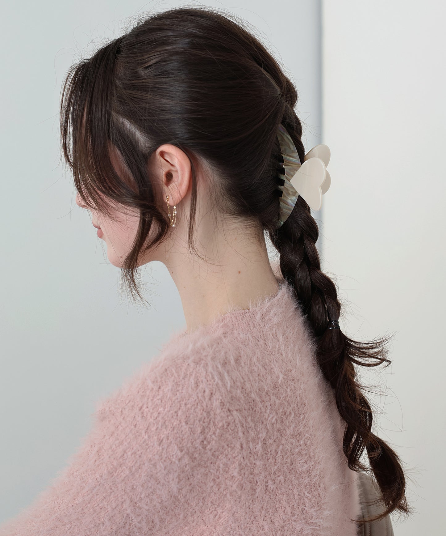 マーブルハートバンスクリップ