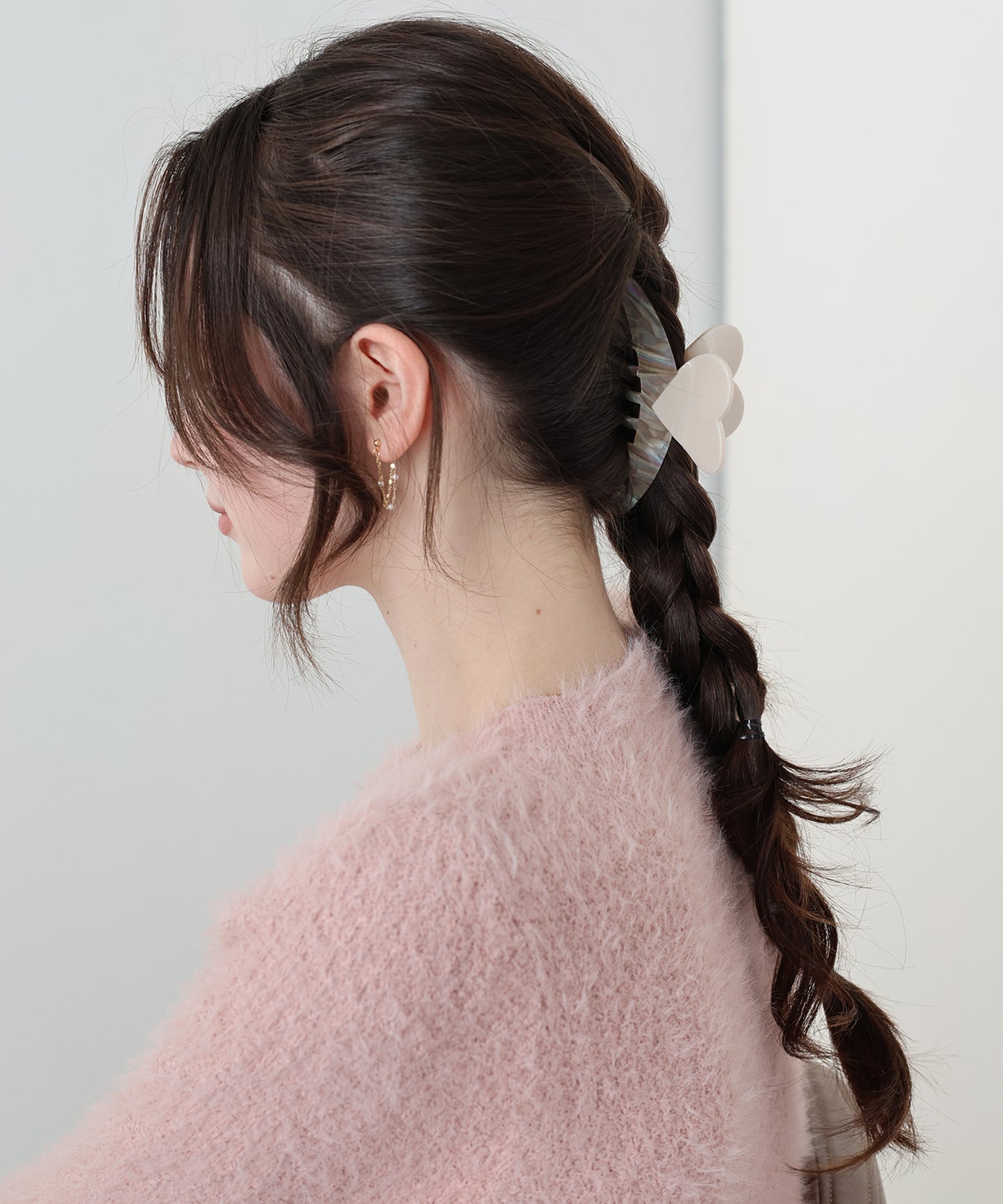 【早割5％OFF】マーブルハートバンスクリップ