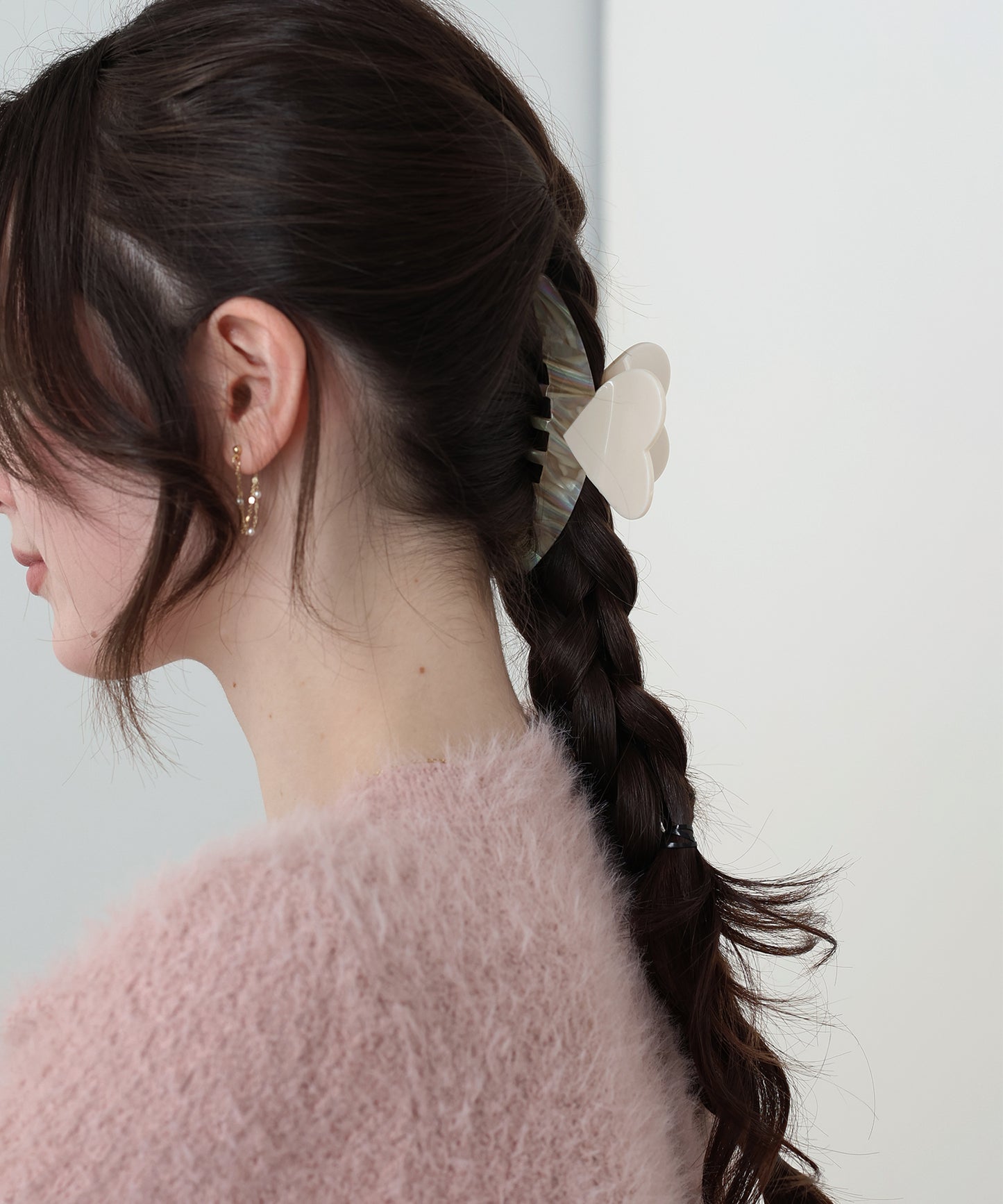 マーブルハートバンスクリップ