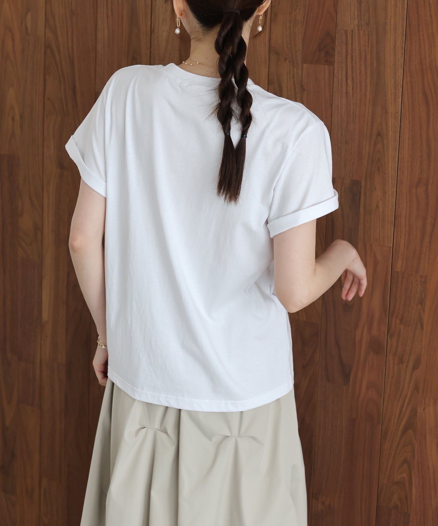 ロゴレタリングTシャツ【メール便】