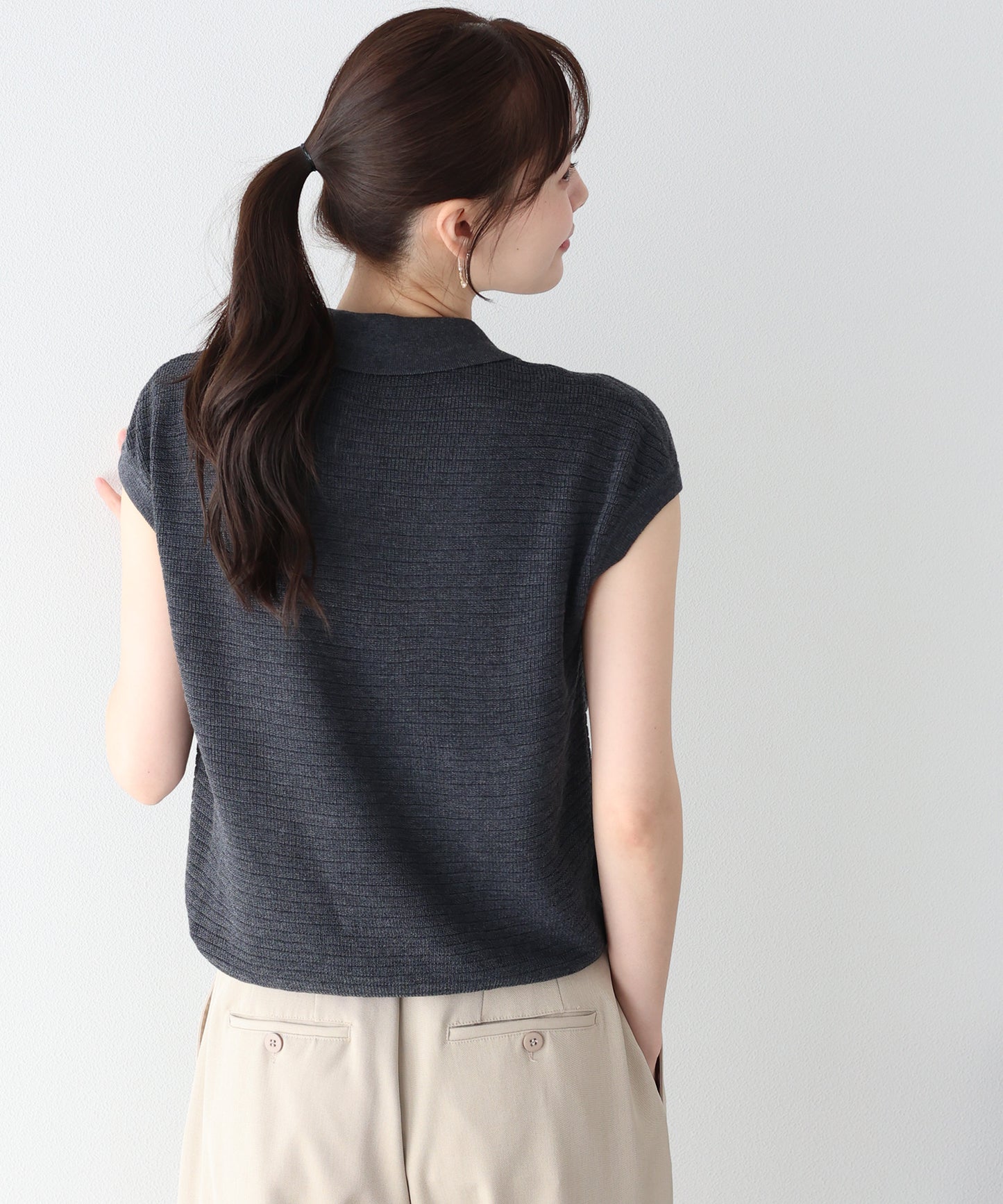 【早割5％OFF】フレンチリブポロニット【ネコポス】