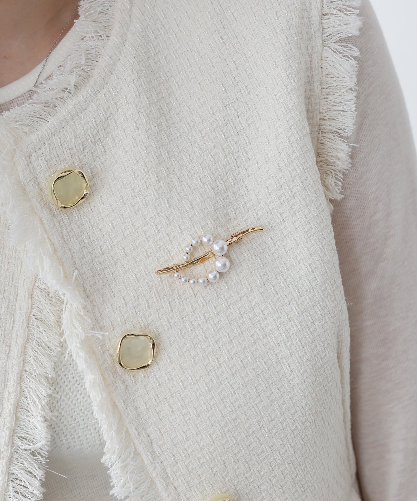 パールメドレーブローチ【ネコポス】