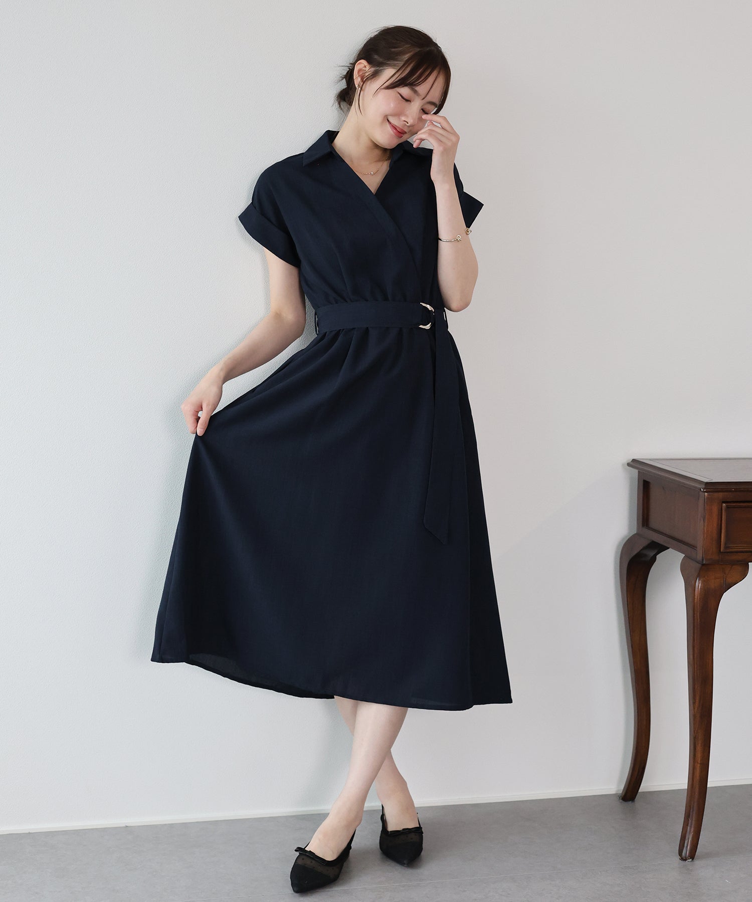 カシュクールシャツワンピース – BLUE ONLINE