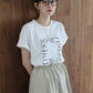ロゴレタリングTシャツ【メール便】