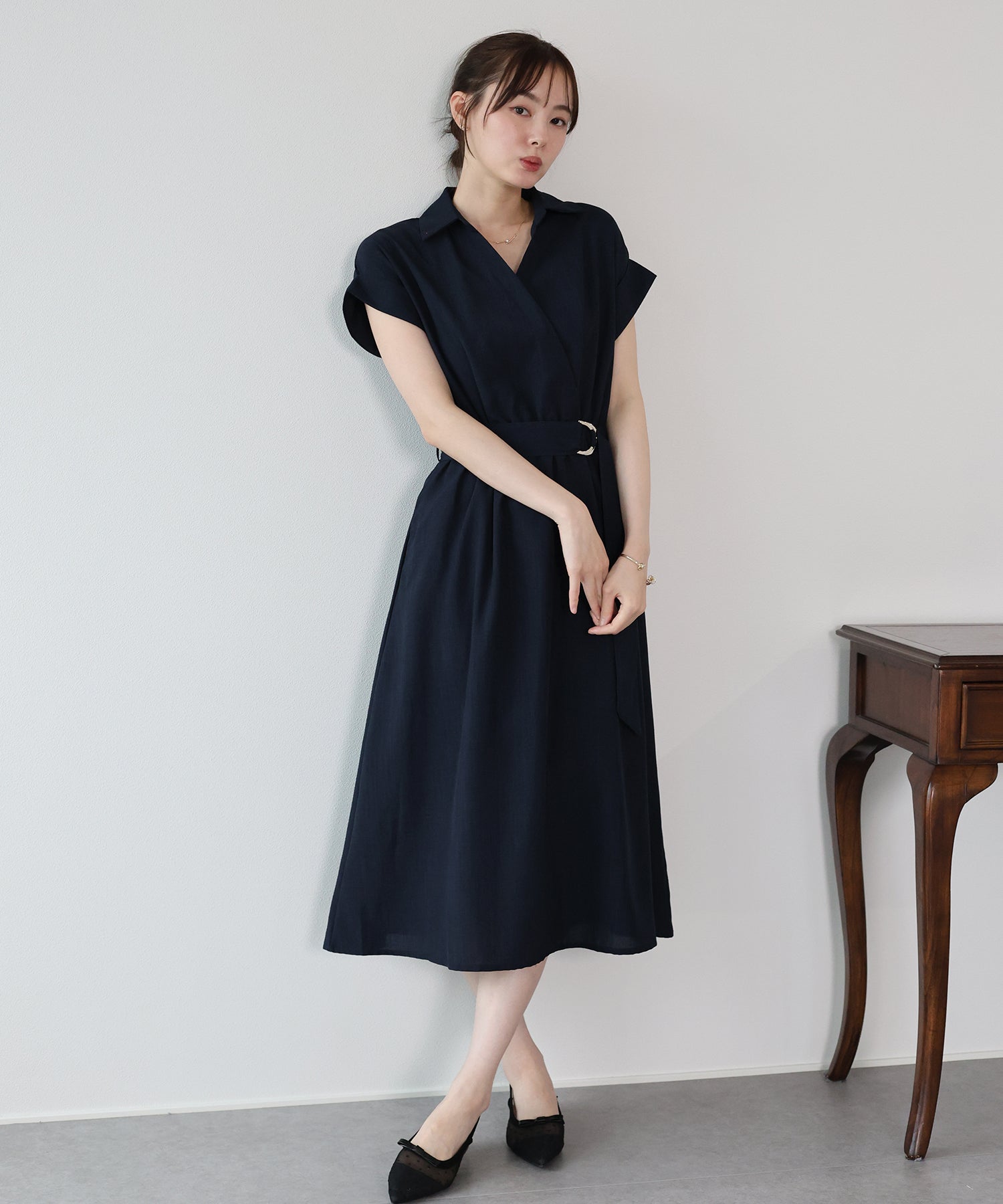 カシュクールシャツワンピース – BLUE ONLINE