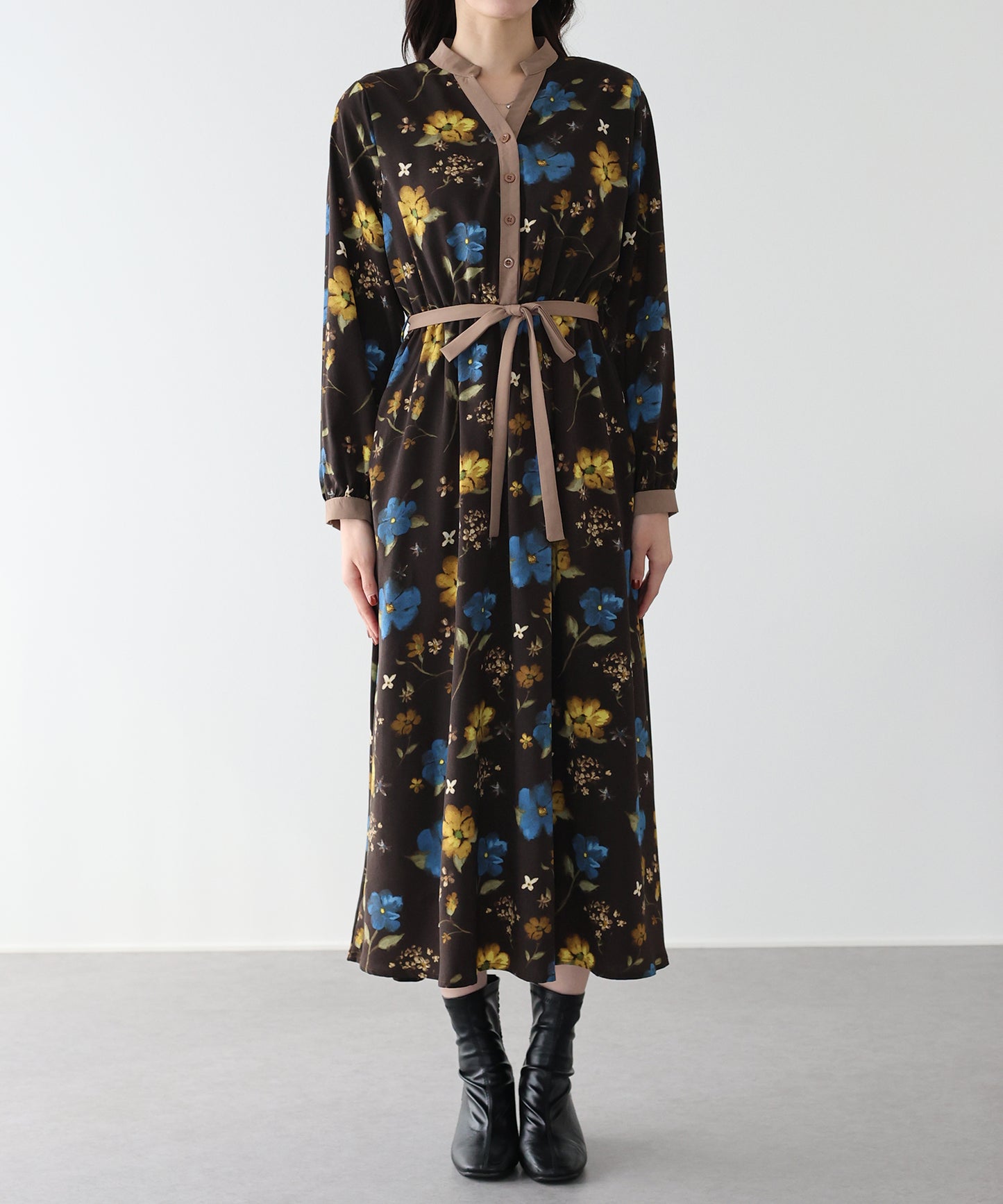 【SALE】リボンフロッキーワンピース