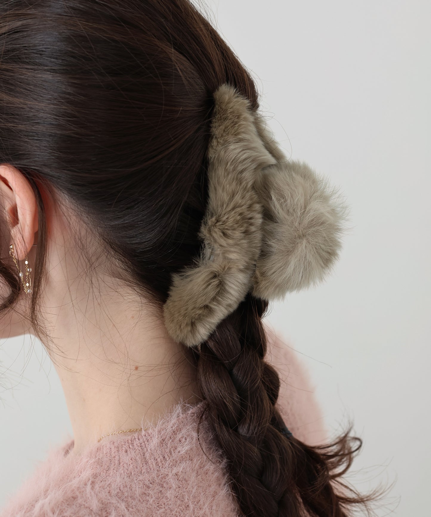 【早割5％OFF】ボリュームファーバンスクリップ