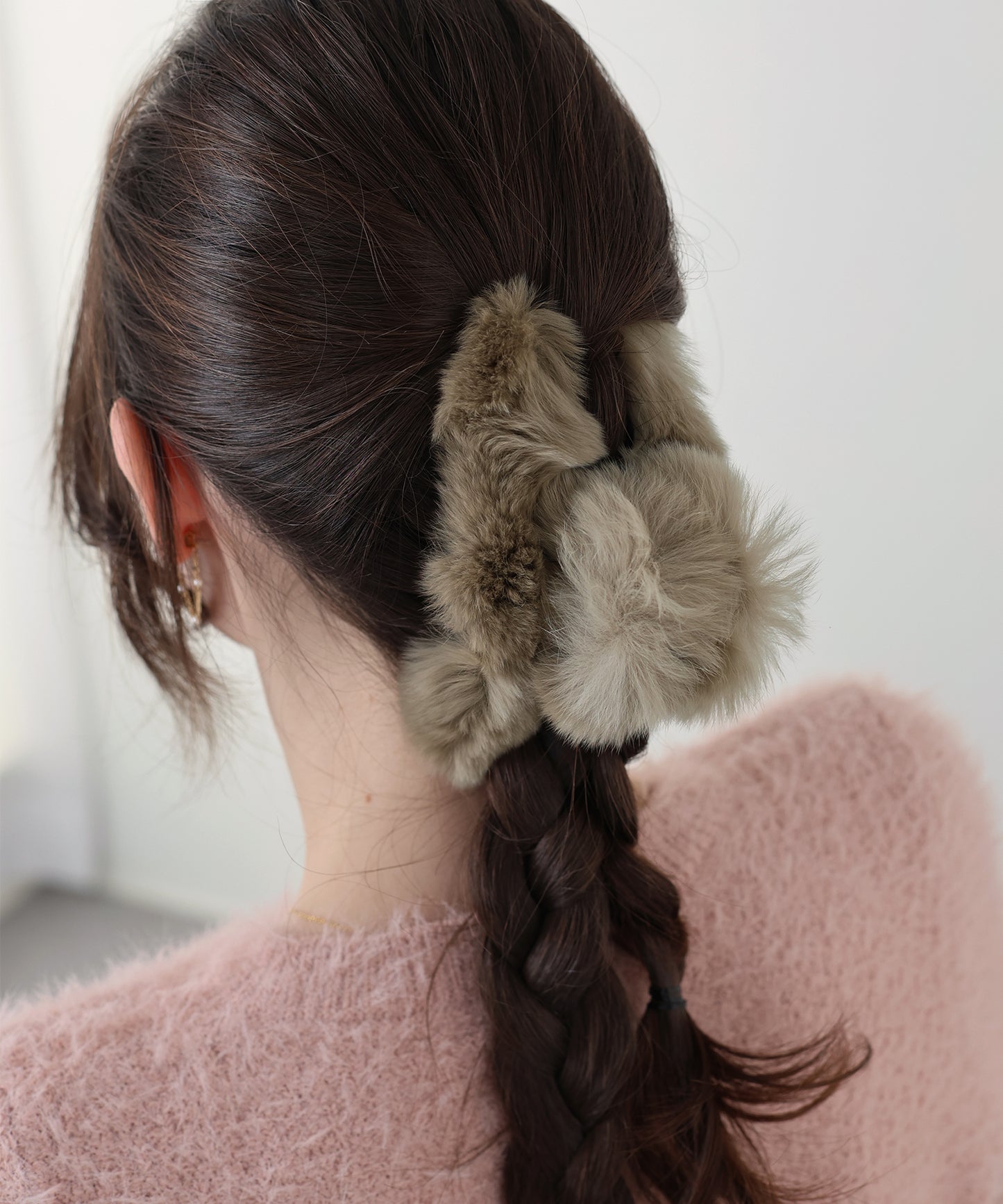 【早割5％OFF】ボリュームファーバンスクリップ