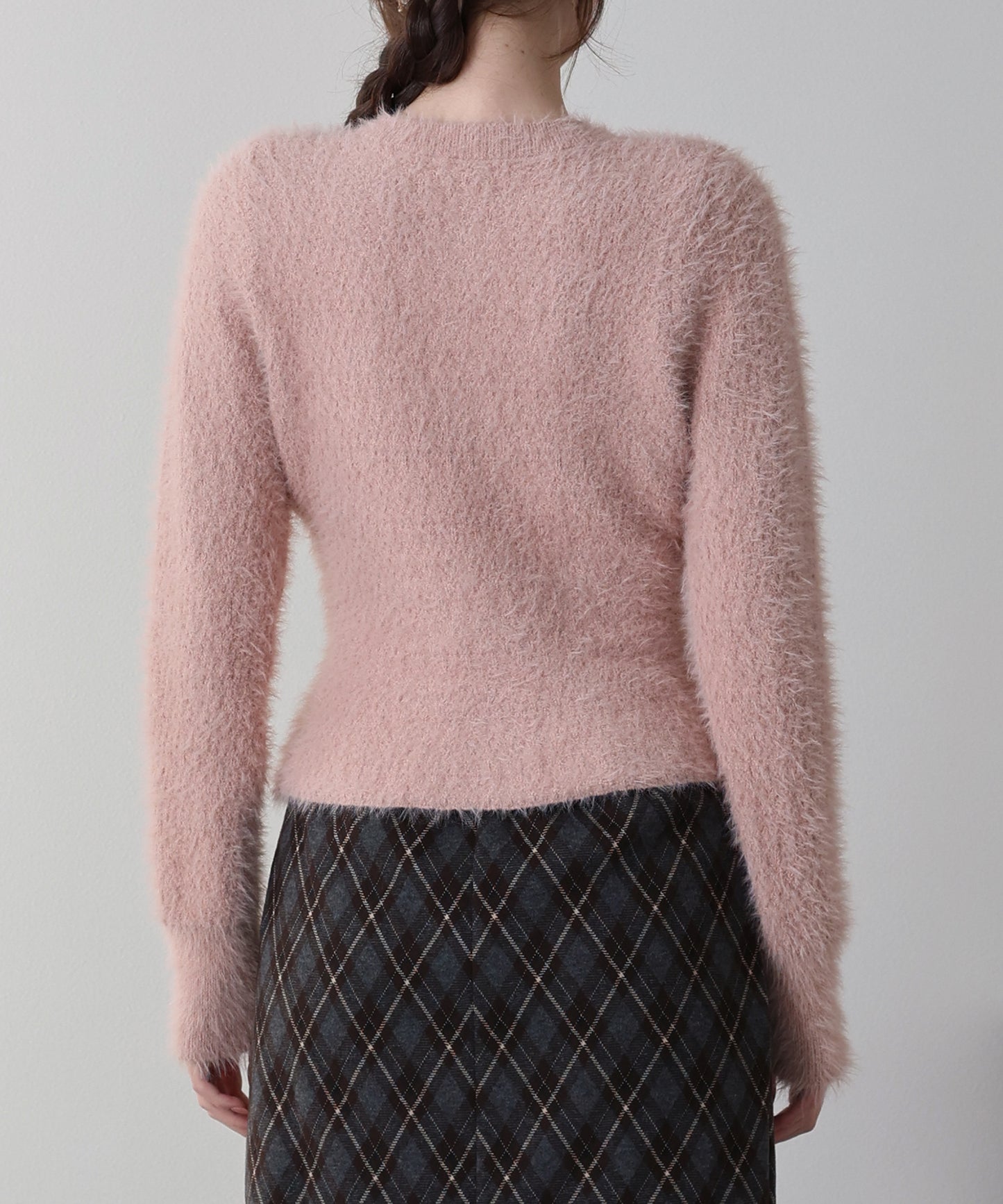 【早割5％OFF】シャギーペプラムカーディガン