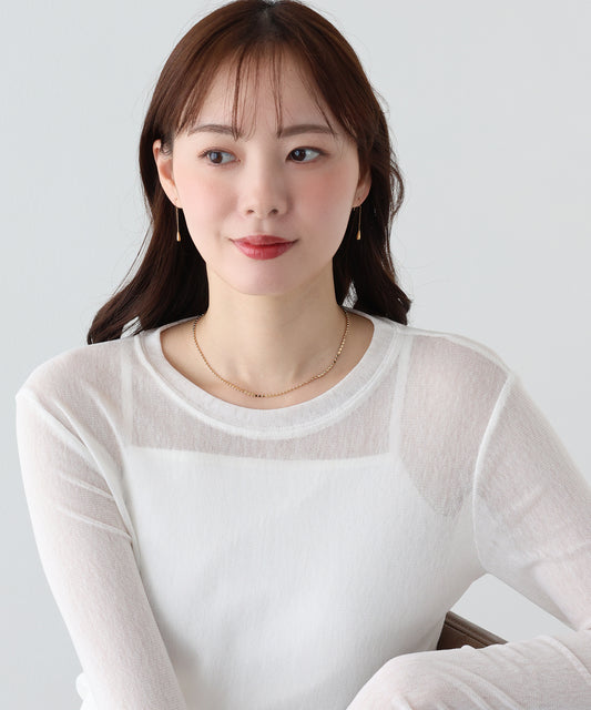 ドロップチェーンピアス / サージカルステンレス【ネコポス】